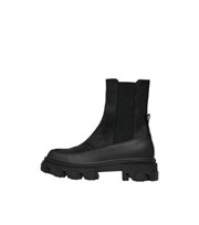 ONLY Black Suedette Chunky Cleated Chelsea Boots